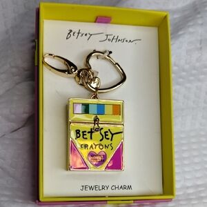 Betsey Johnson Vibrant Crayon Jewelry Charm